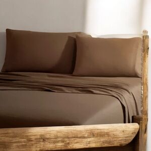 SOLEI Faux Cashmere Queen Sheet Set, NEW